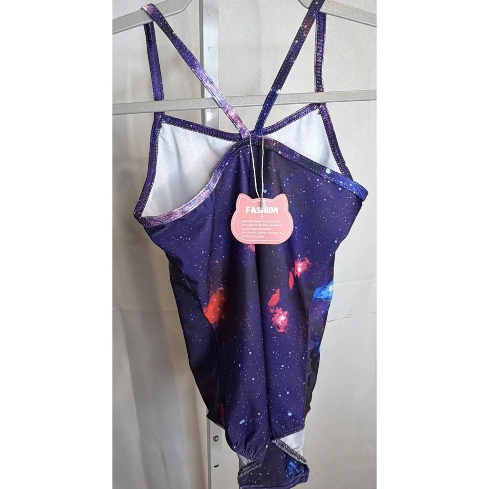 Girls Swimsuit One Piece Bathing Suit Quick Dry Size  Size medium NWT